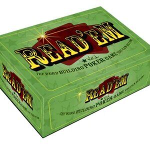 READ EM Poker Game RARE Family Card Game Educational Word Game, Factory Sealed